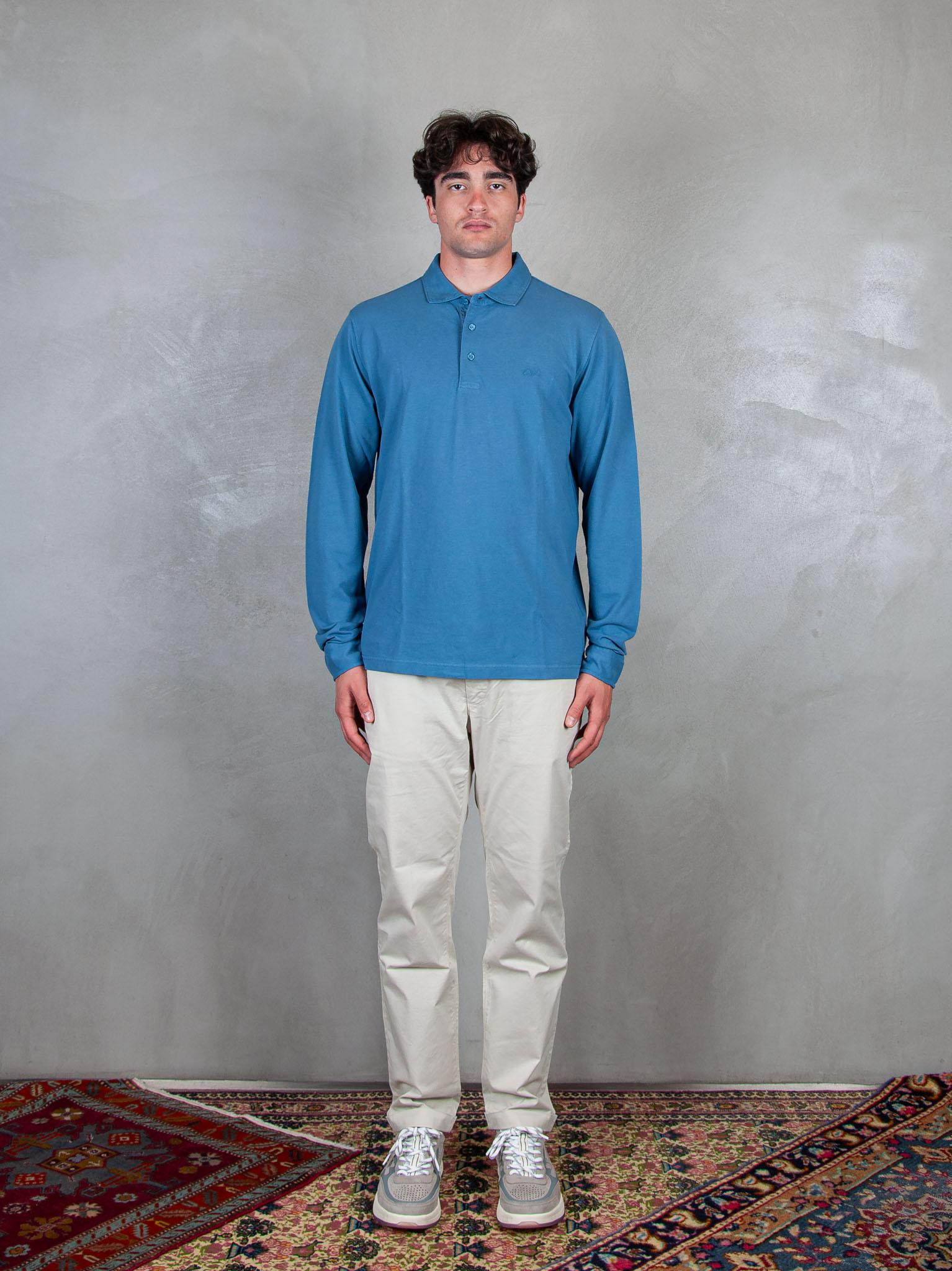 Polo Cold Dye L/S A35105 80 Sun68 