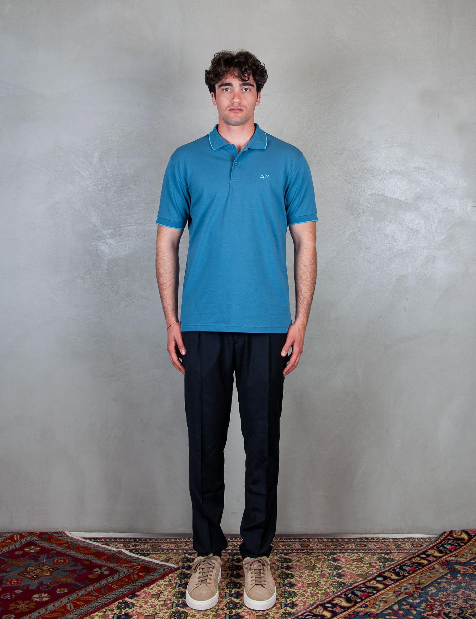 Polo Small Stripes A35110 80 Sun68 