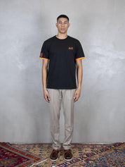 T-Shirt Piquet Logo Fluo S/S T35125 11 Sun68 