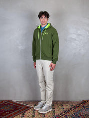 Hoodie Zip Fluo Fleece F35116 37 Sun68 