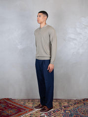 Polo Knit LS