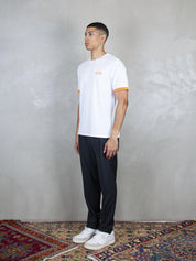 T-Shirt Piquet Logo Fluo S/S T35125 01 Sun68 