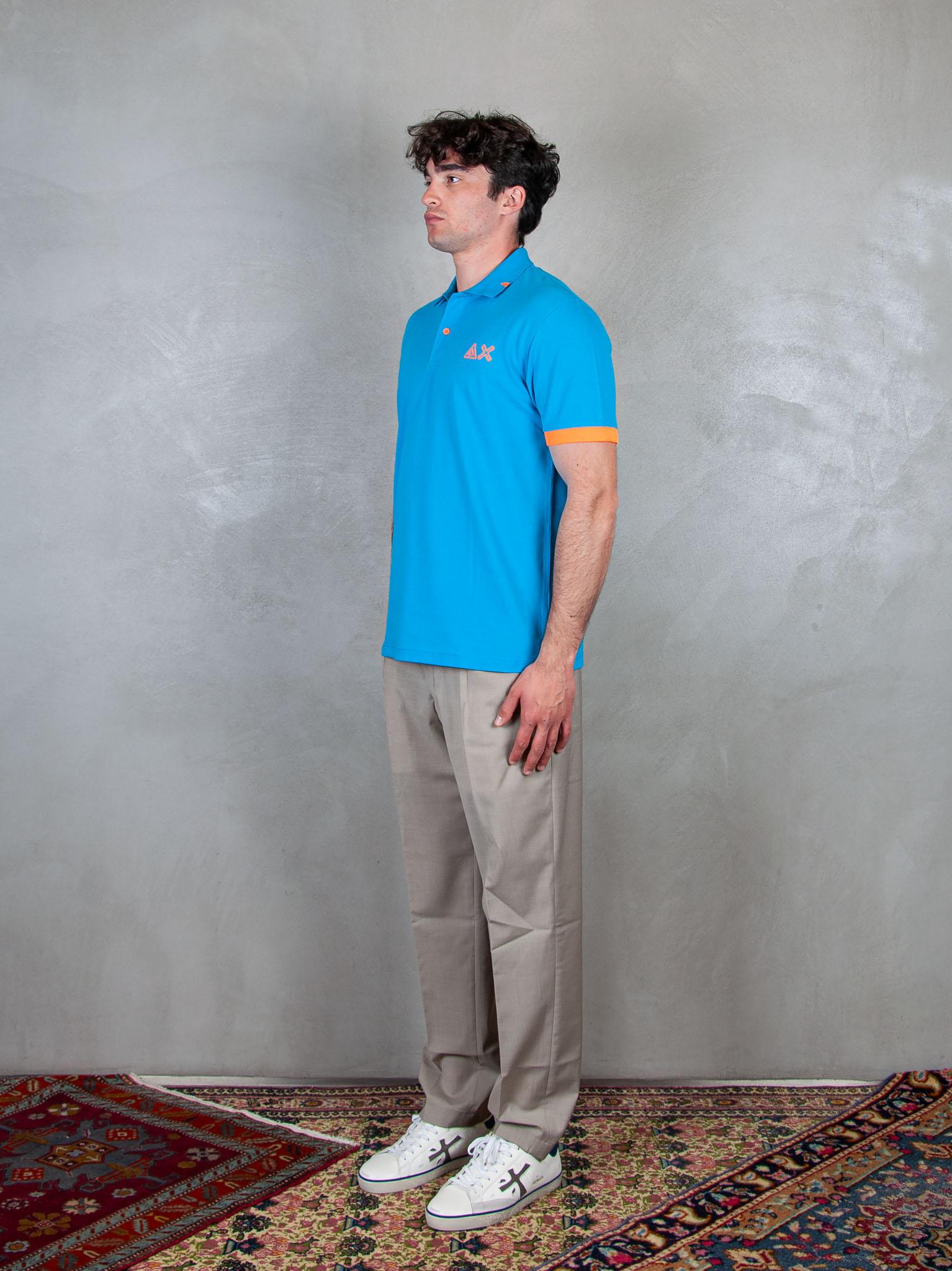Polo Logo Fluo A35122 73 Sun68 