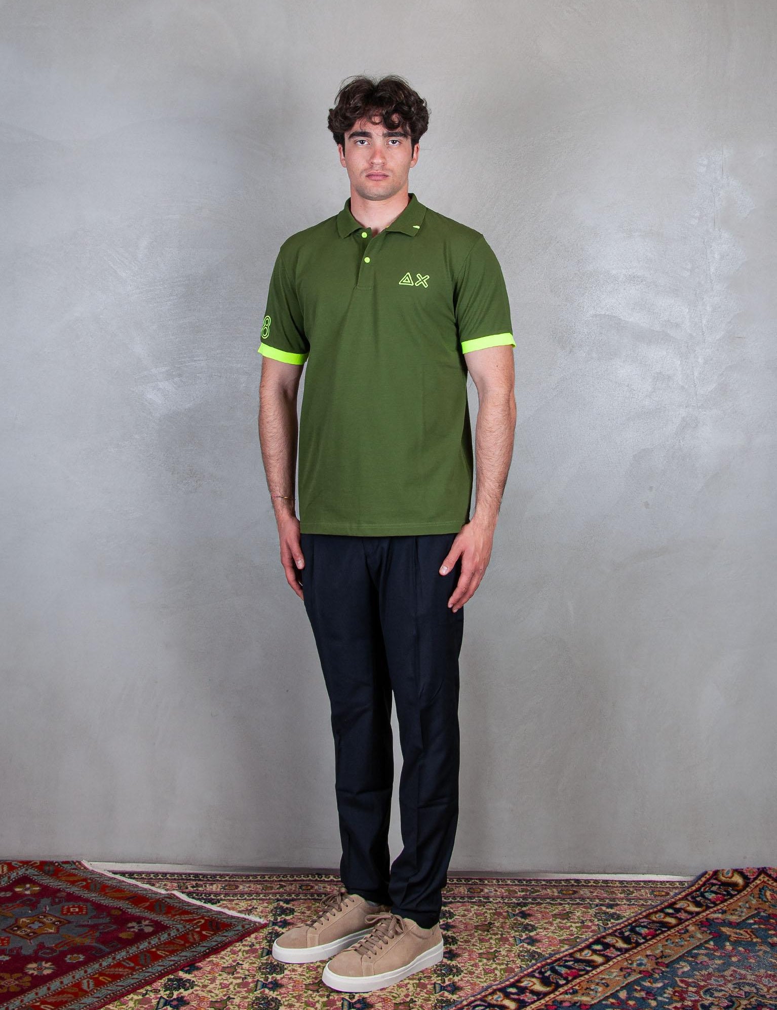 Polo Logo Fluo A35122 37 Sun68 