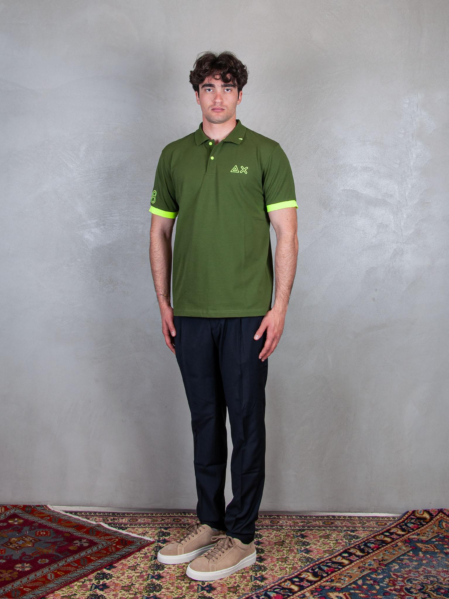Polo Logo Fluo A35122 37 Sun68 