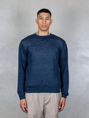 Cotton Linen Crewneck