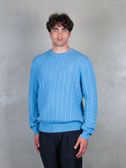 Cable Knit Sweater L/S K35115 56 Sun68 