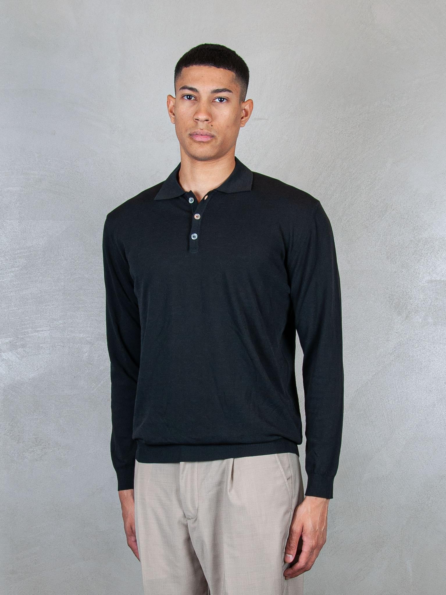 Polo Knit LS