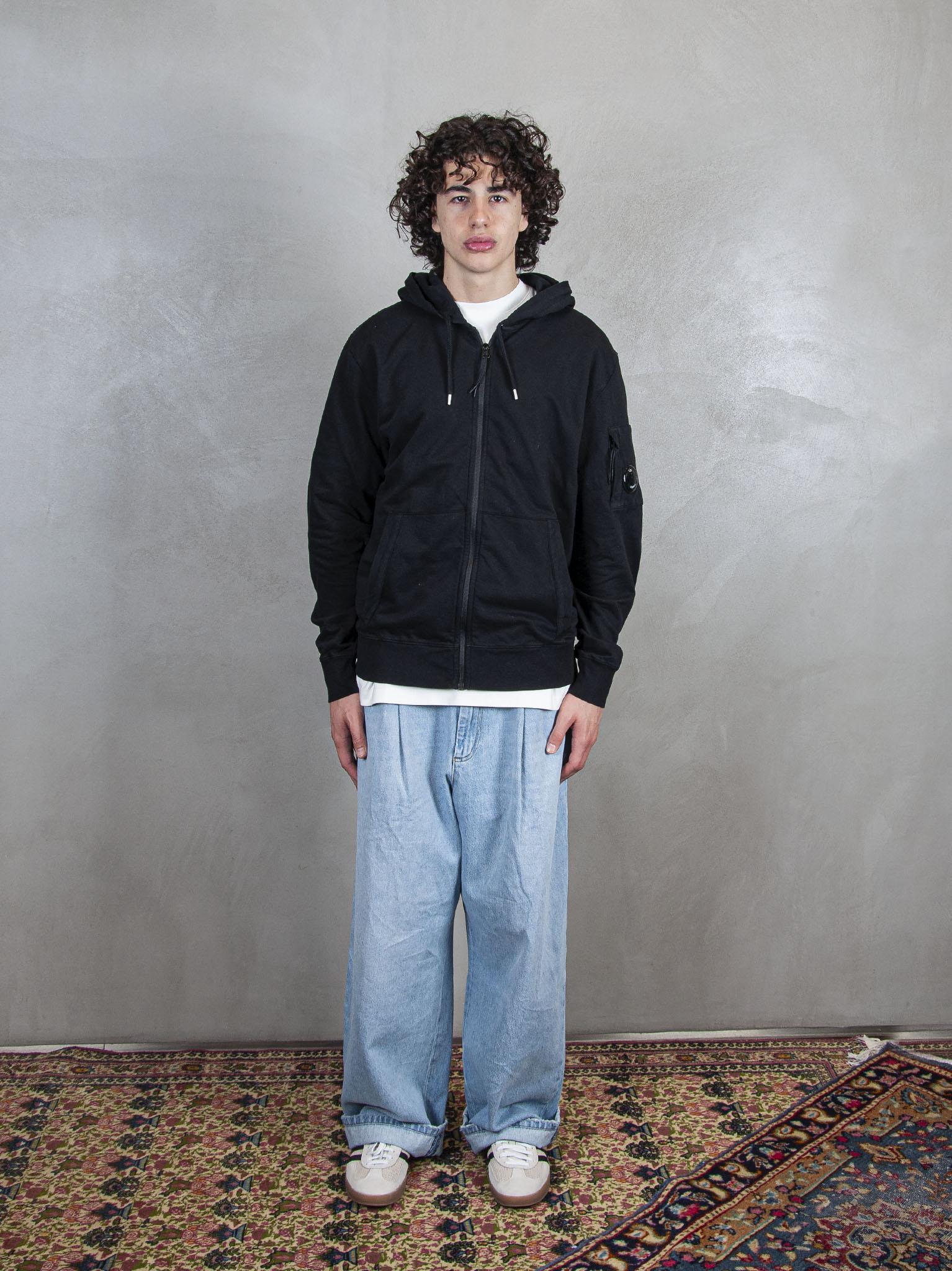 Hooded Sweatshirt Open Light Fleece