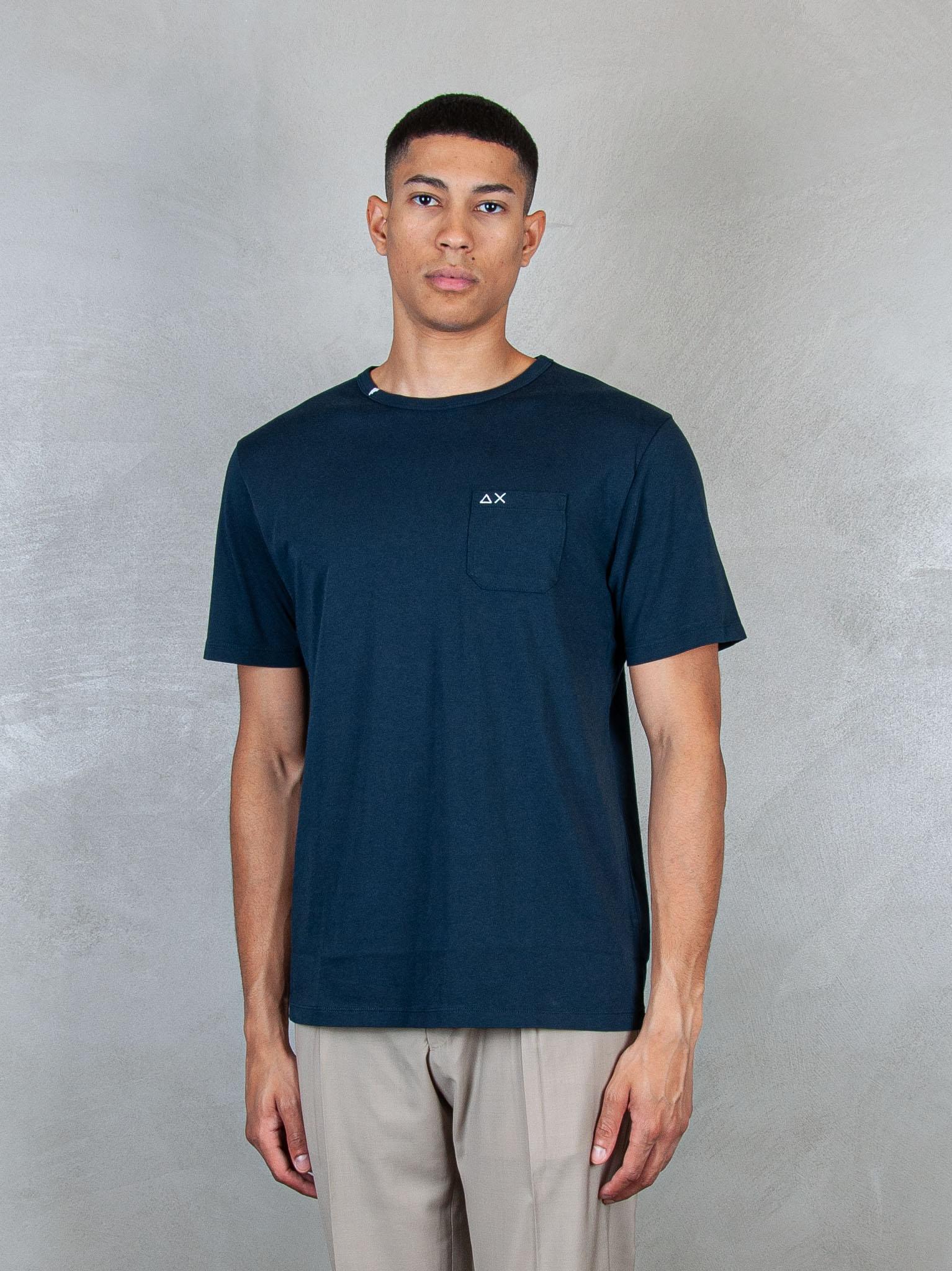 T-Shirt Pocket Basic S/S T35101 07 Sun68 