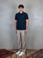 Polo Small Stripe Fluo A35120 07 Sun68 