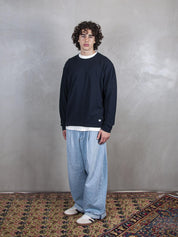 Crewneck Cotton Crepe
