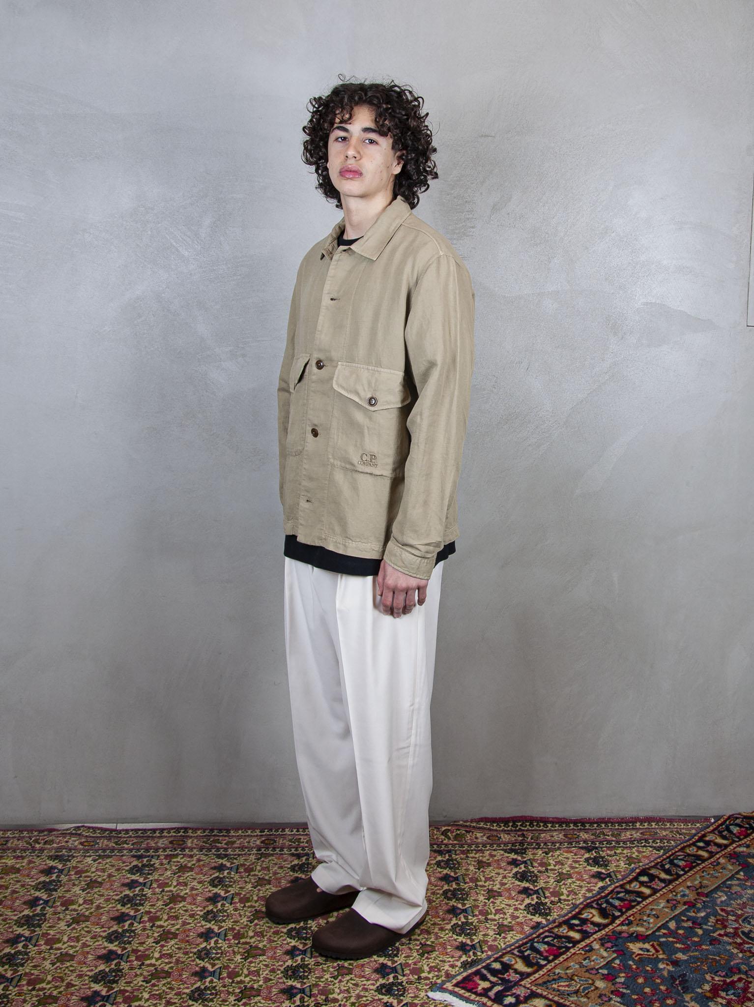 Overshirt Broken Linen Cotton