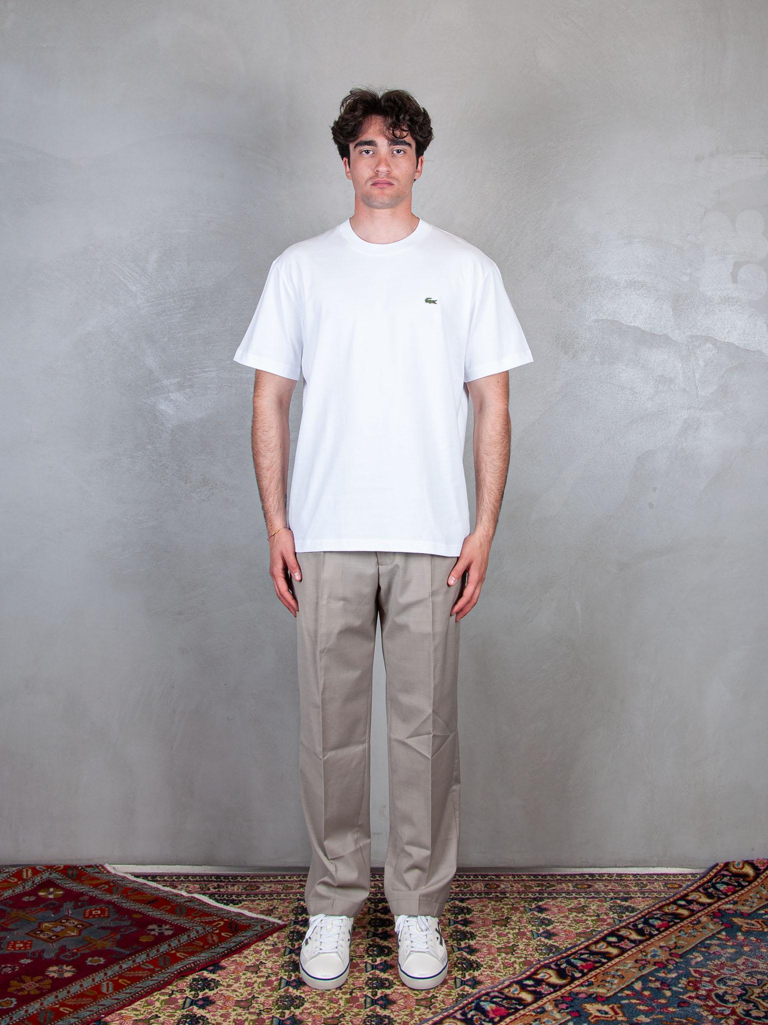 T-Shirt in cotone TH7318 001 Lacoste 
