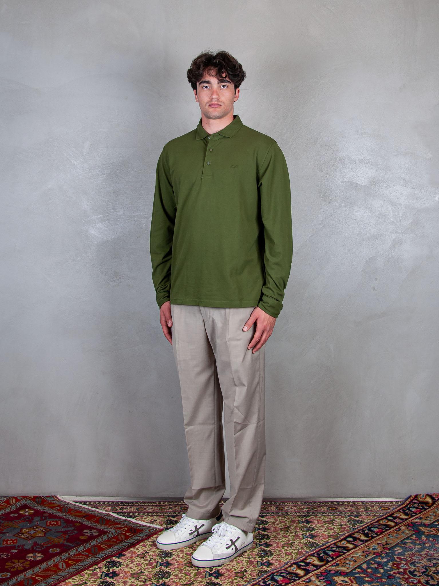 Polo Cold Dye L/S A35105 37 Sun68 