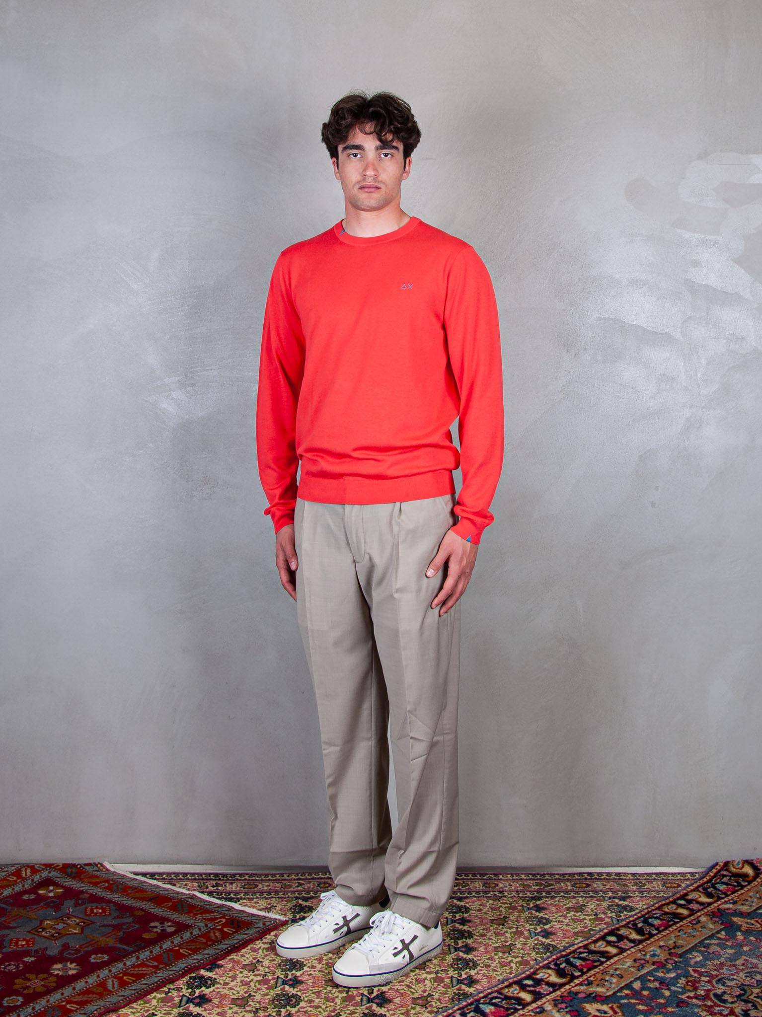 Sweater Basic L/S K35101 10 Sun68 