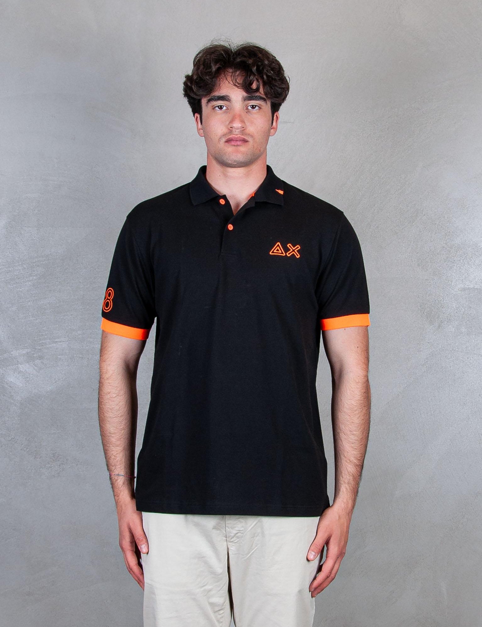 Polo Logo Fluo A35122 11 Sun68 