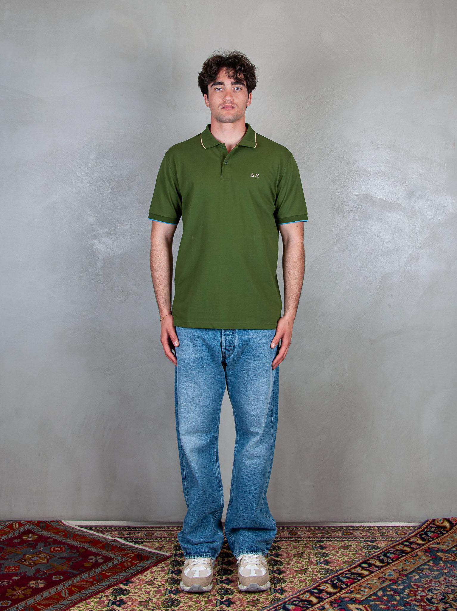 Polo Small Stripes A35110 37 Sun68 