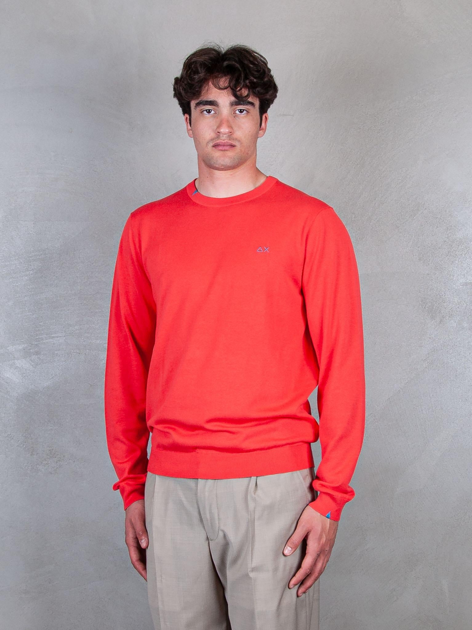 Sweater Basic L/S K35101 10 Sun68 