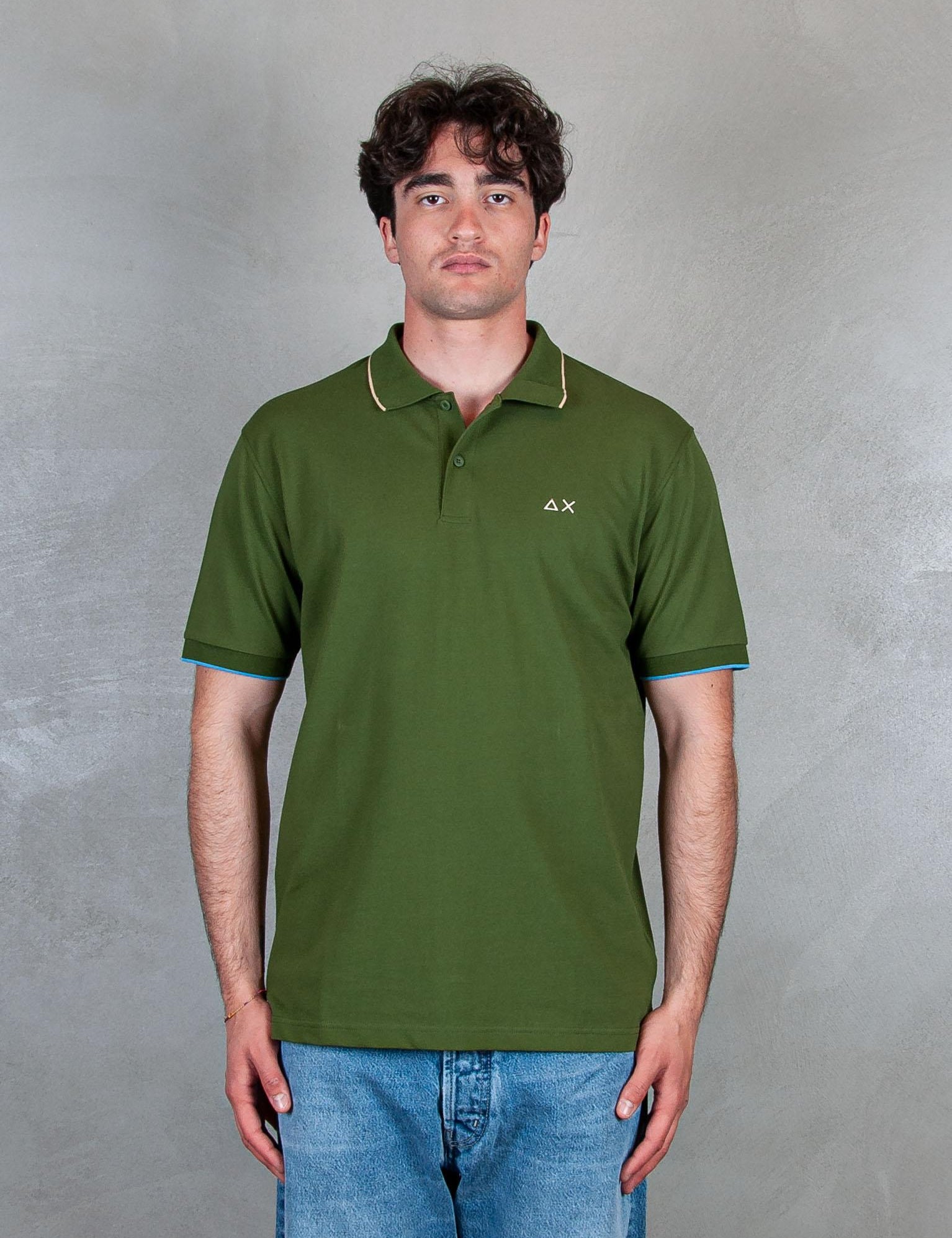 Polo Small Stripes A35110 37 Sun68 