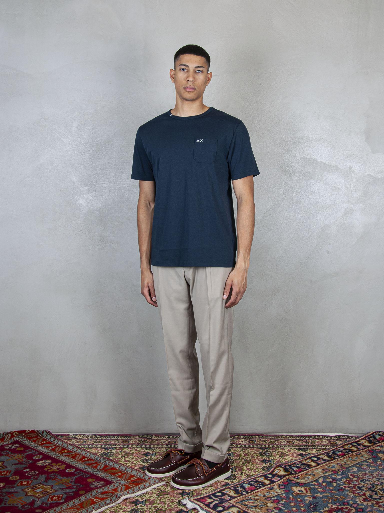 T-Shirt Pocket Basic S/S T35101 07 Sun68 