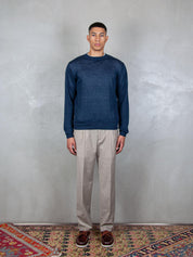 Cotton Linen Crewneck