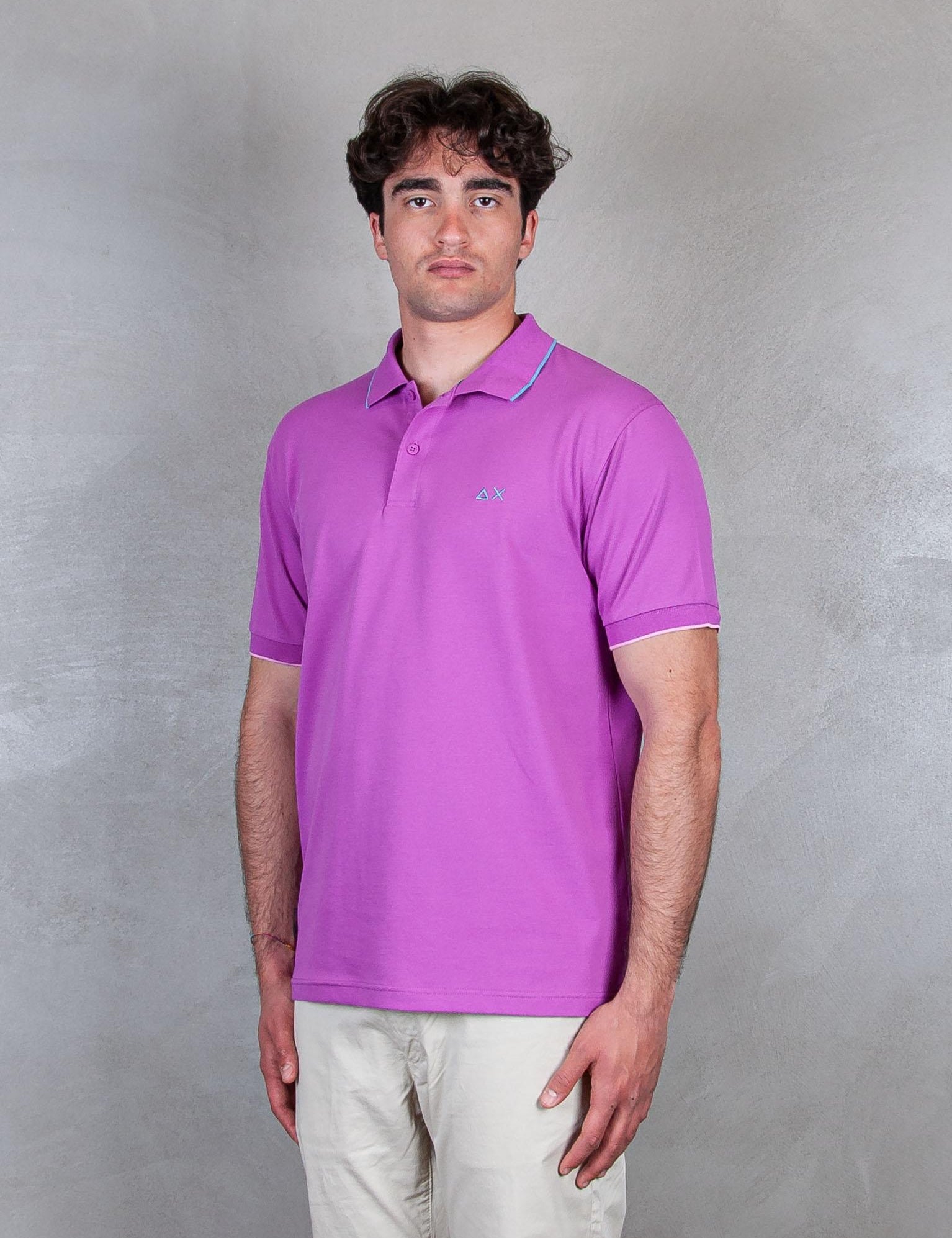 Polo Small Stripes A35110 72 Sun68 