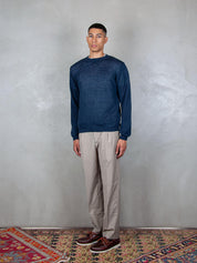 Cotton Linen Crewneck