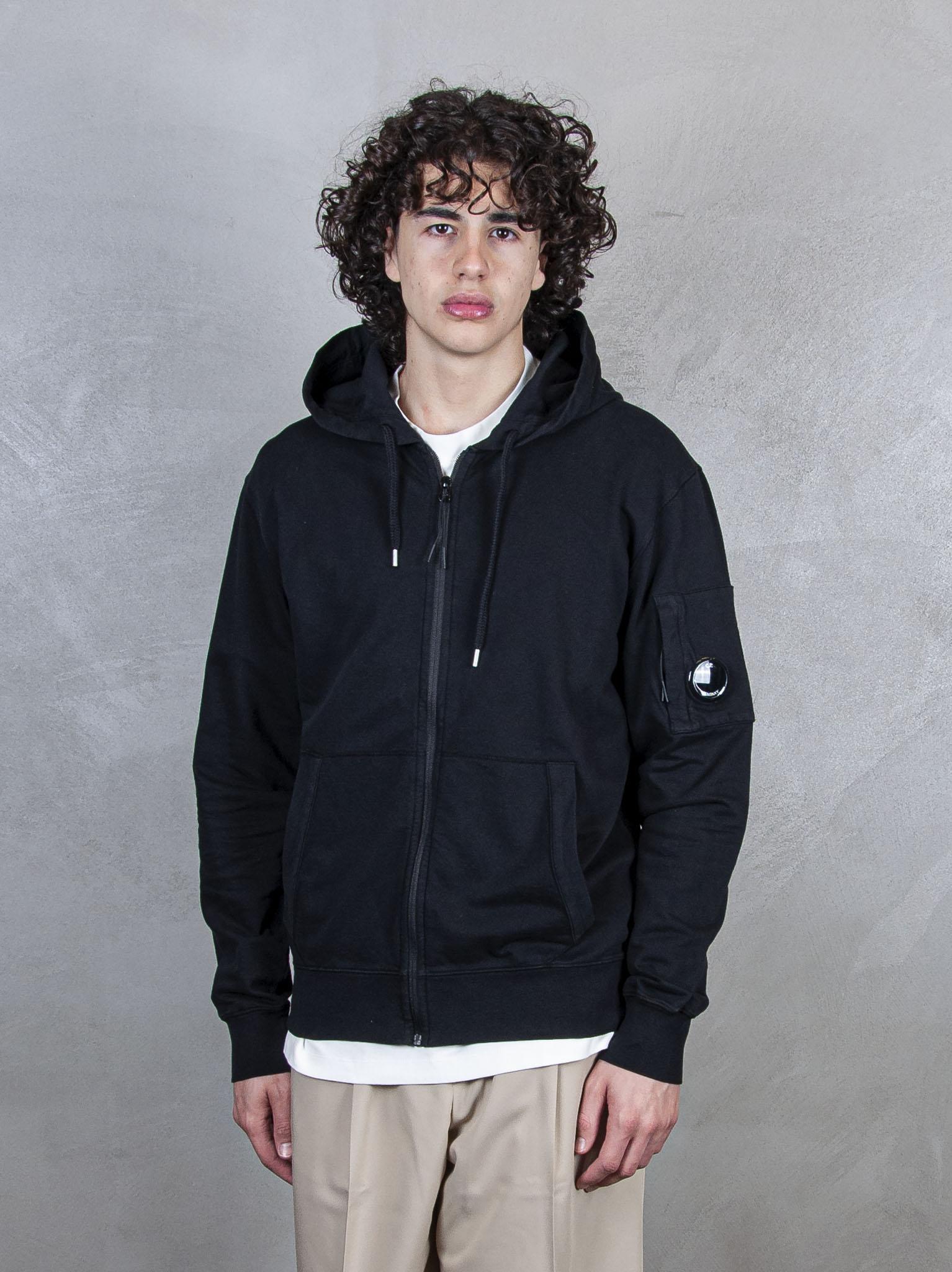 Hooded Sweatshirt Open Light Fleece