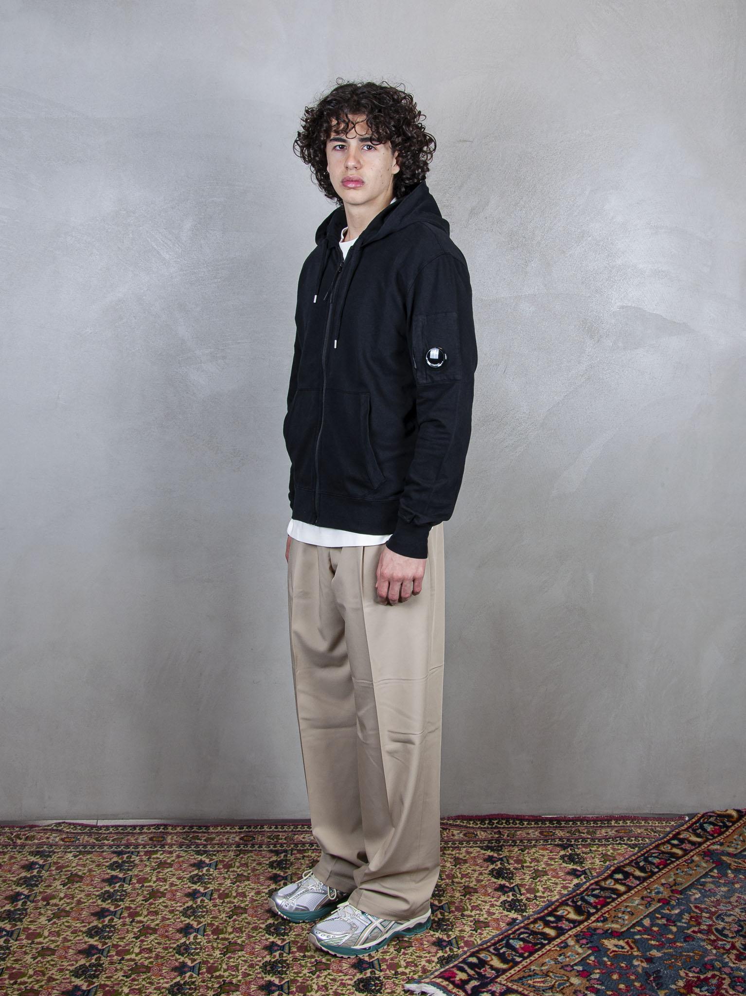Hooded Sweatshirt Open Light Fleece