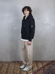 Hooded Sweatshirt Open Light Fleece