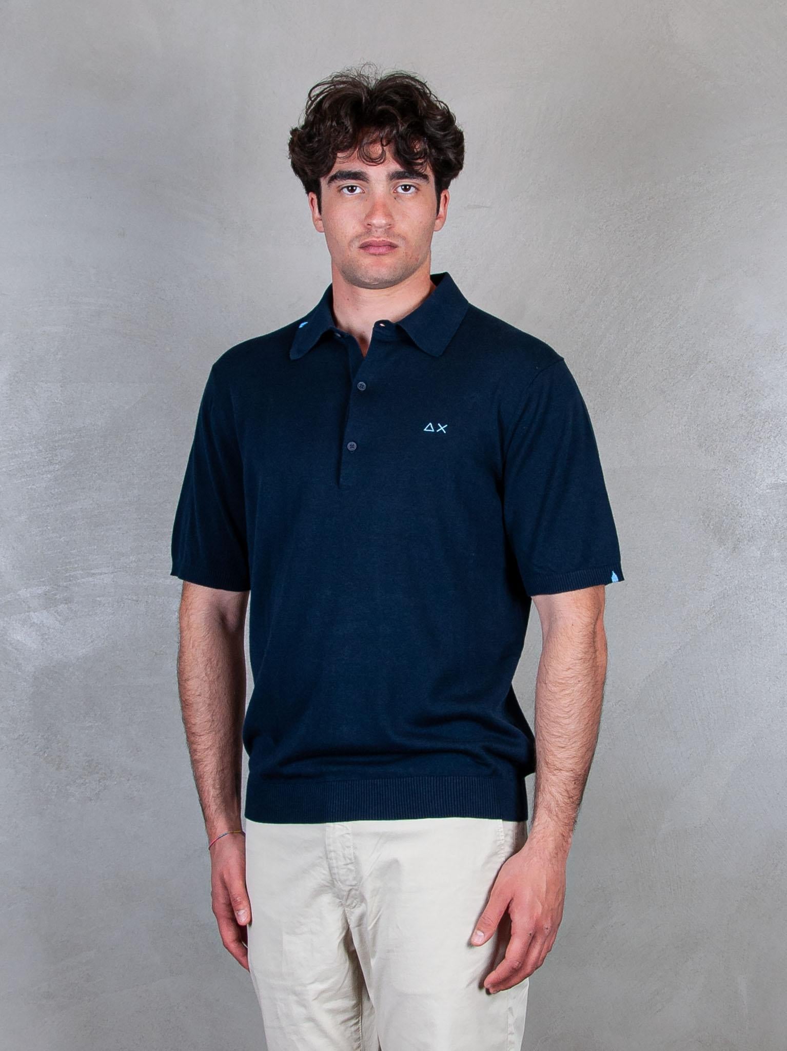 Polo Sweater Basic S/S K35107 07 Sun68 