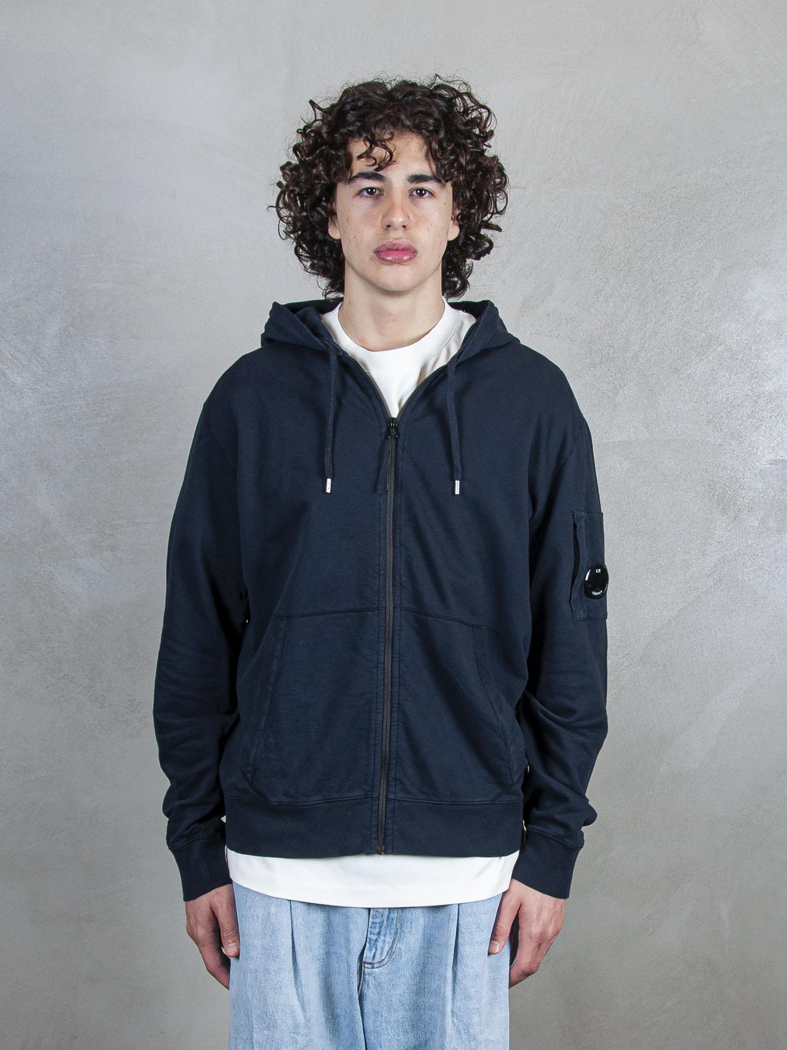 Hooded Sweatshirt Open Light Fleece