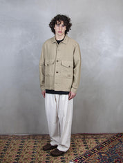 Overshirt Broken Linen Cotton