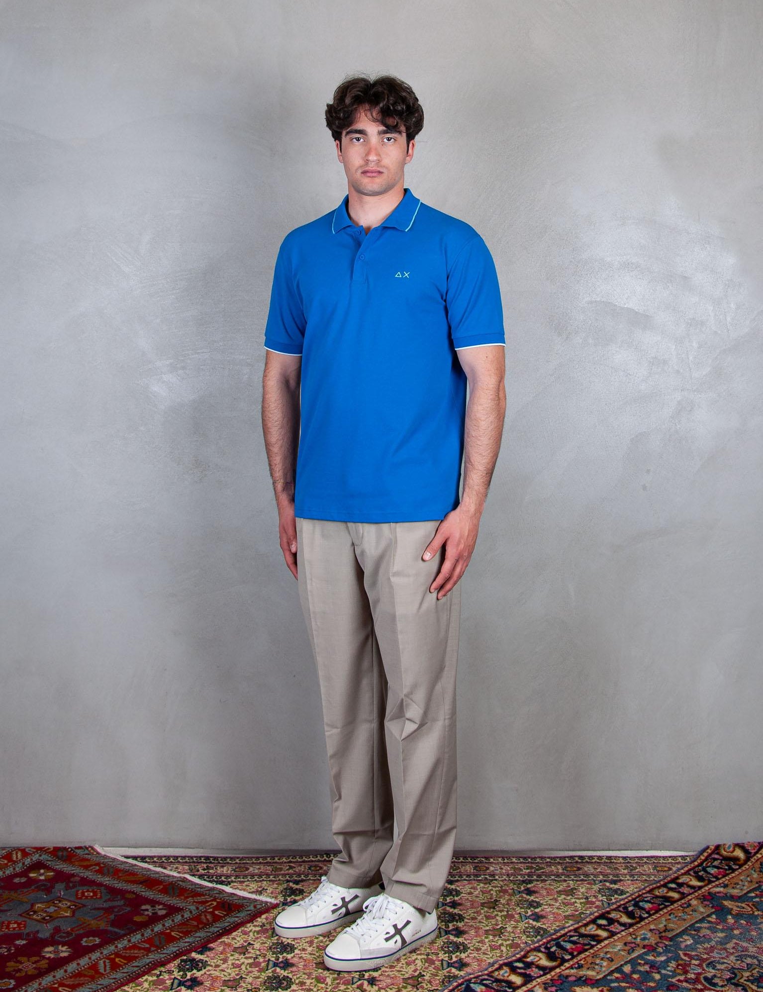 Polo Small Stripes A35110 58 Sun68 