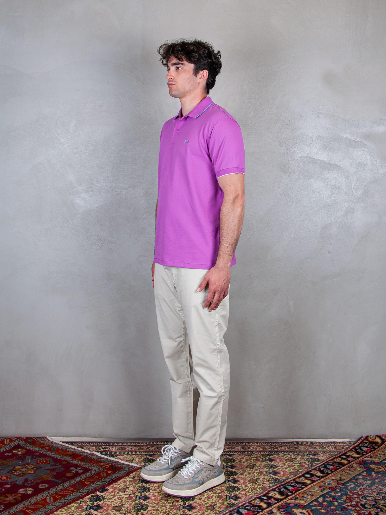 Polo Small Stripes A35110 72 Sun68 