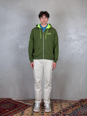 Hoodie Zip Fluo Fleece F35116 37 Sun68 