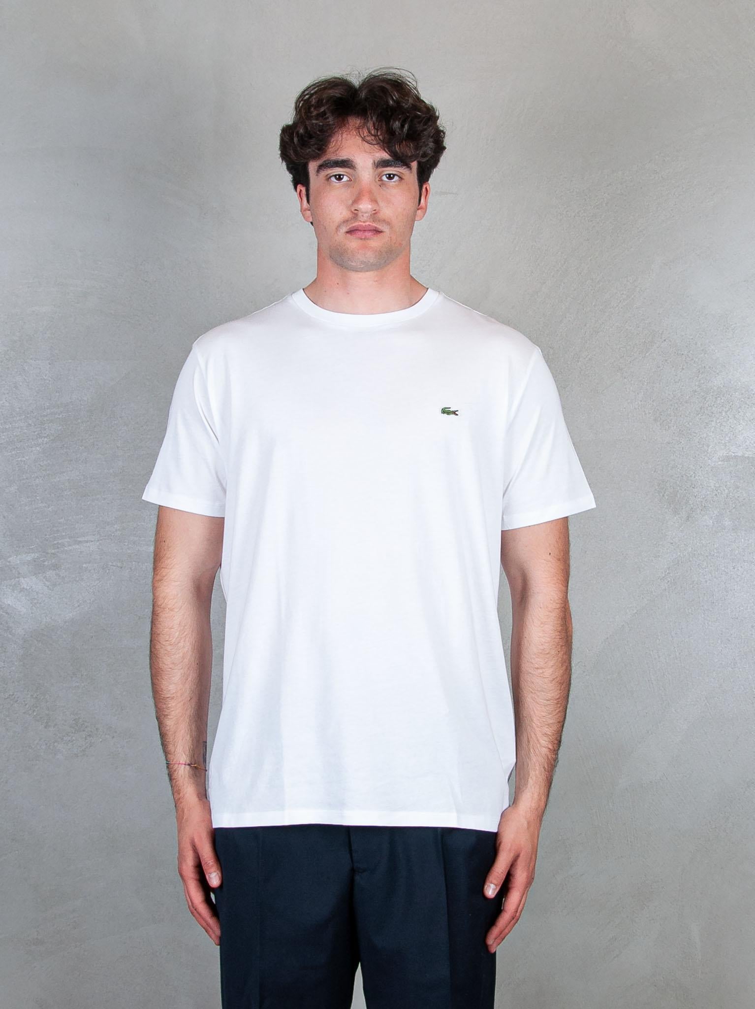 T-Shirt in cotone Pima TH6709 001 Lacoste 