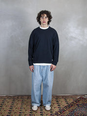 Crewneck Cotton Crepe
