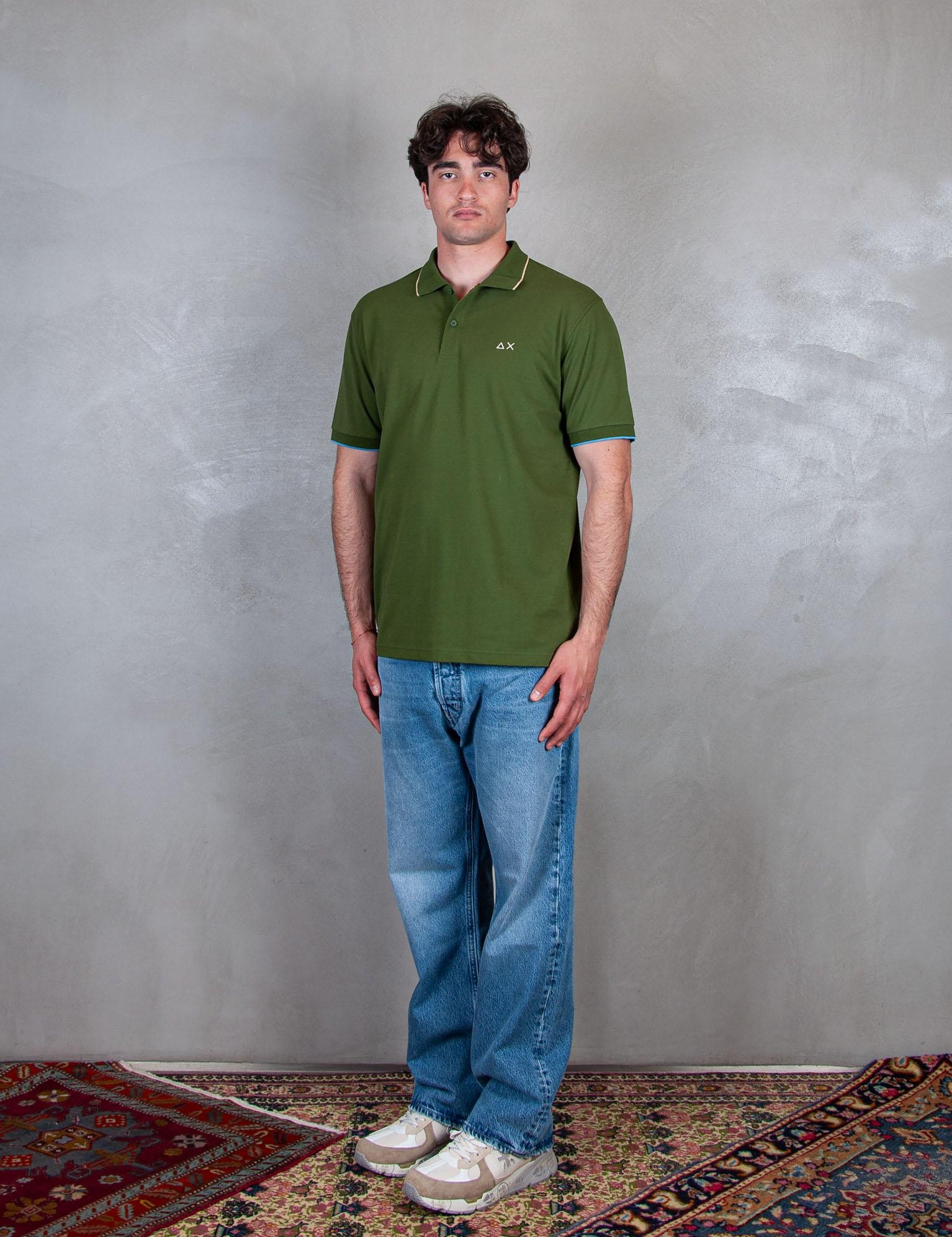 Polo Small Stripes A35110 37 Sun68 