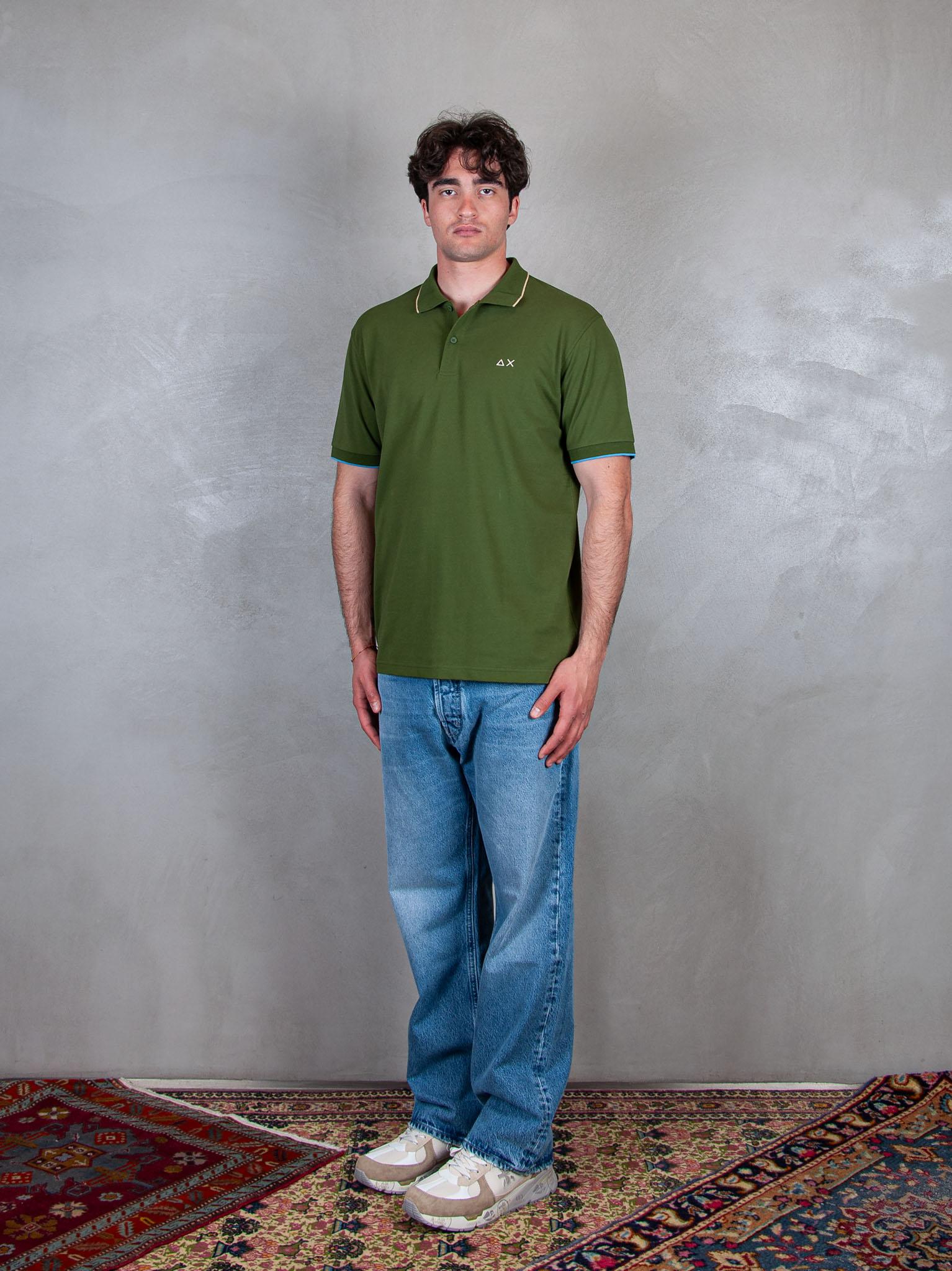 Polo Small Stripes A35110 37 Sun68 
