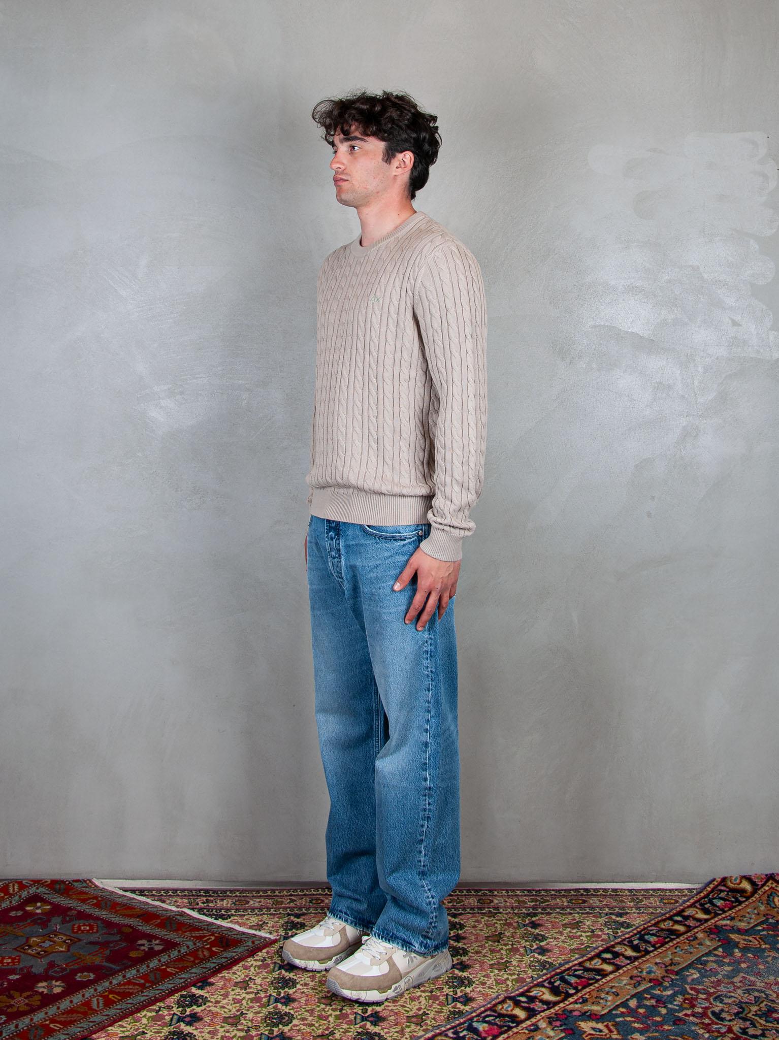 Cable Knit Sweater L/S K35115 98 Sun68 