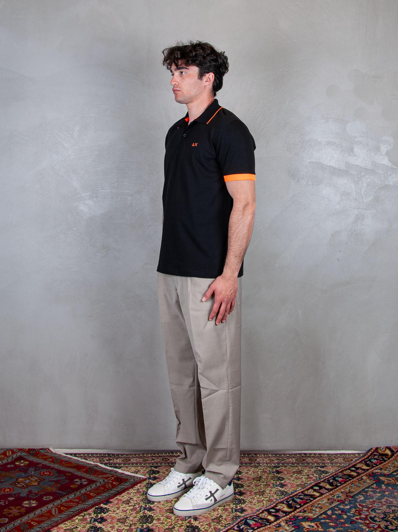 Polo Small Stripe Fluo A35120 11 Sun68 