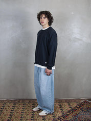 Crewneck Cotton Crepe