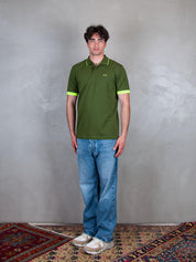 Polo Small Stripe Fluo A35120 37 Sun68 