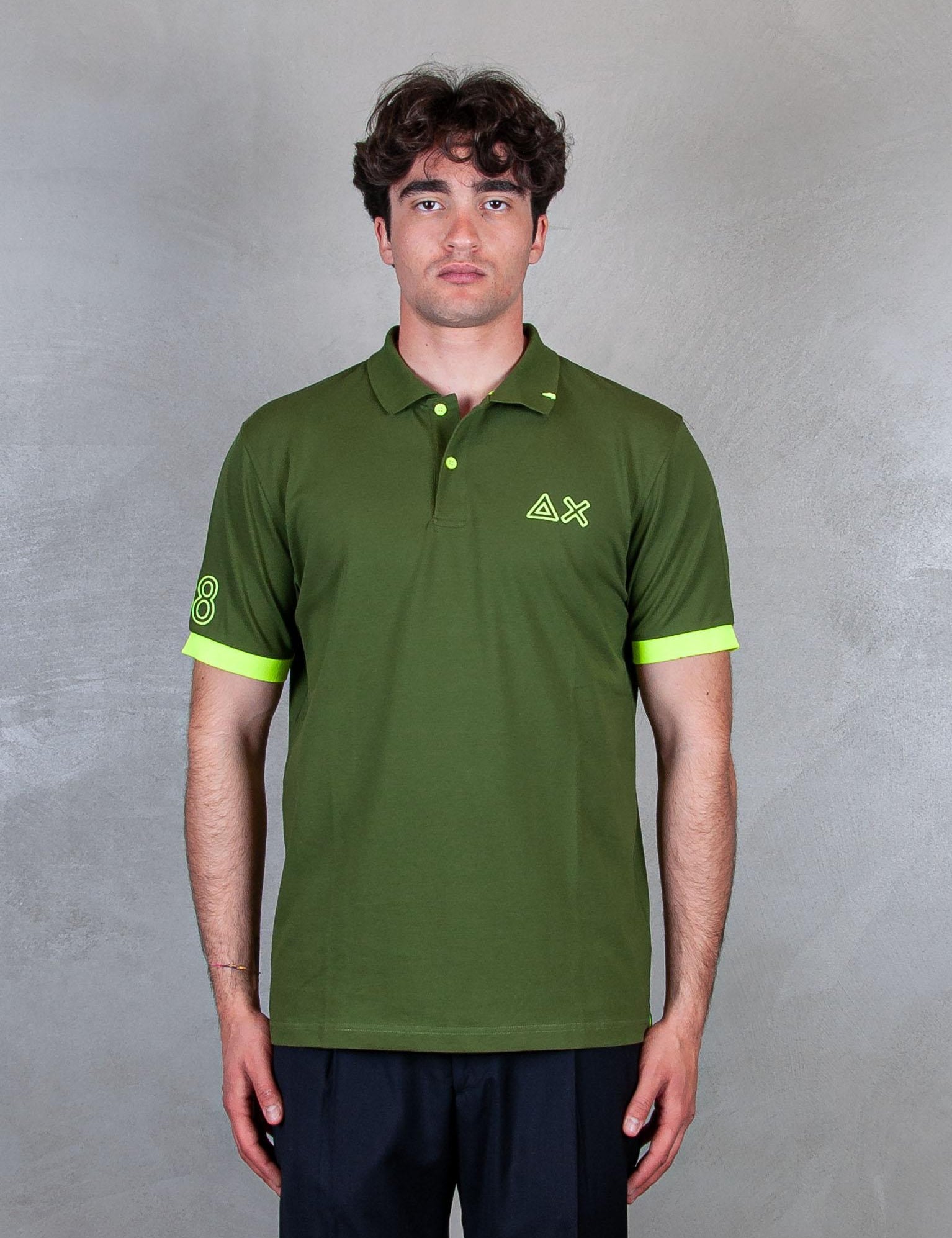 Polo Logo Fluo A35122 37 Sun68 