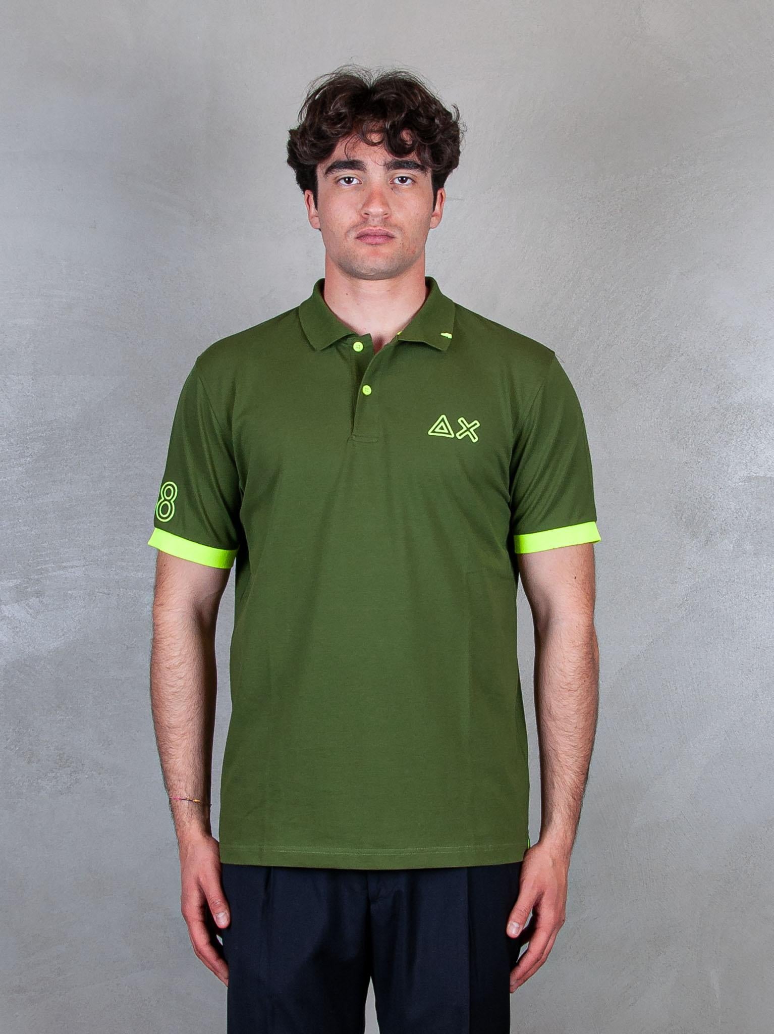 Polo Logo Fluo A35122 37 Sun68 